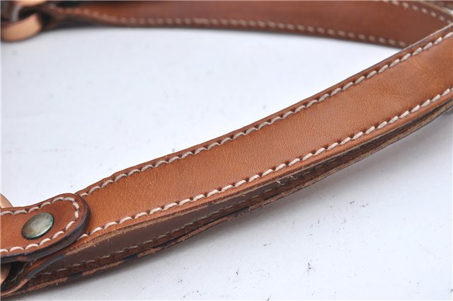 Authentic GUCCI Shoulder Hand Bag Purse Leather 124255 Brown J2264