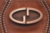 Authentic GUCCI Shoulder Hand Bag Purse Leather 124255 Brown J2264