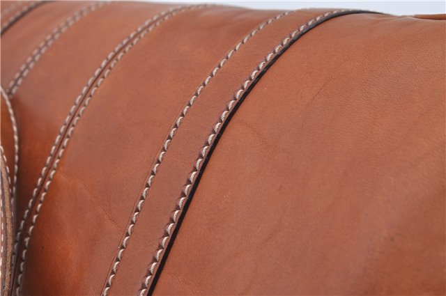 Authentic GUCCI Shoulder Hand Bag Purse Leather 124255 Brown J2264