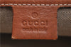 Authentic GUCCI Shoulder Hand Bag Purse Leather 124255 Brown J2264