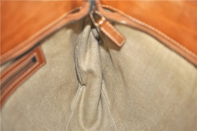 Authentic GUCCI Shoulder Hand Bag Purse Leather 124255 Brown J2264