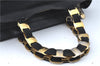 Authentic Salvatore Ferragamo 2Way Shoulder Hand Bag Nylon Leather Black J2268