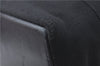 Authentic Salvatore Ferragamo 2Way Shoulder Hand Bag Nylon Leather Black J2268