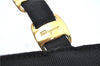 Authentic Salvatore Ferragamo 2Way Shoulder Hand Bag Nylon Leather Black J2268