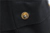 Authentic Salvatore Ferragamo 2Way Shoulder Hand Bag Nylon Leather Black J2268