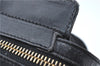 Authentic Salvatore Ferragamo 2Way Shoulder Hand Bag Nylon Leather Black J2268
