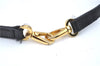 Authentic Salvatore Ferragamo 2Way Shoulder Hand Bag Nylon Leather Black J2268