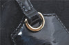 Authentic GUCCI Jolie Shoulder Tote Bag GG Canvas Enamel 211976 Black J2271