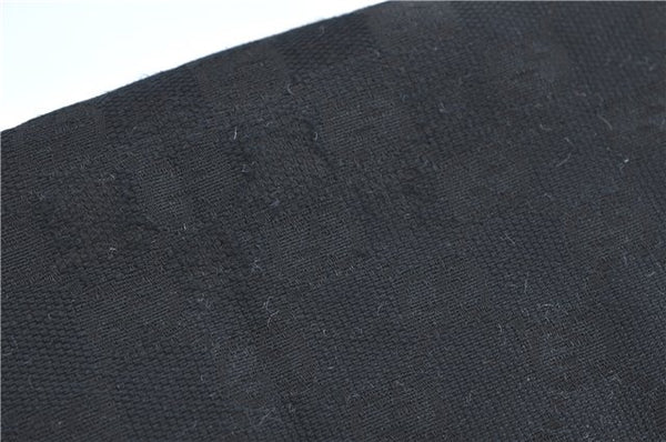 Authentic GUCCI Jolie Shoulder Tote Bag GG Canvas Enamel 211976 Black J2271