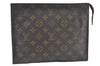 Auth Louis Vuitton Monogram Poche Toilette 26 Cosmetics Pouch M47542 LV J2273