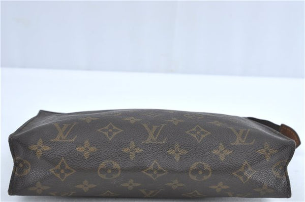 Auth Louis Vuitton Monogram Poche Toilette 26 Cosmetics Pouch M47542 LV J2273
