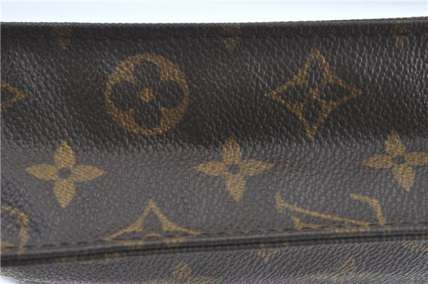 Auth Louis Vuitton Monogram Poche Toilette 26 Cosmetics Pouch M47542 LV J2273