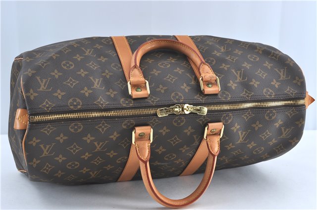 Authentic Louis Vuitton Monogram Keepall 45 Travel Boston Bag M41428 LV J2275