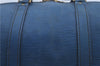 Authentic Louis Vuitton Epi Keepall 55 Boston Bag Blue M42955 LV J2276