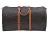 Authentic Louis Vuitton Monogram Keepall 55 Boston Bag M41424 LV J2277