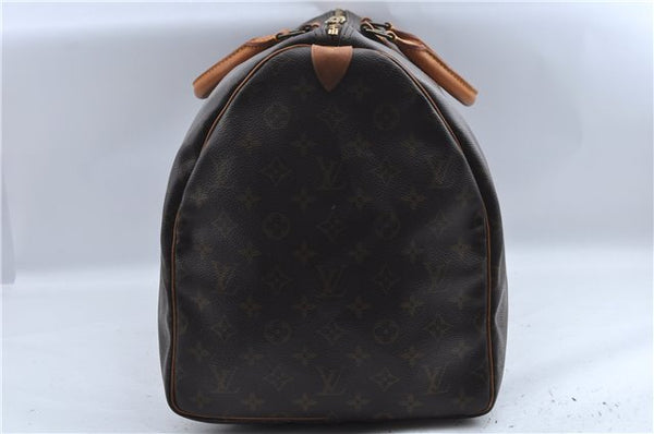 Authentic Louis Vuitton Monogram Keepall 55 Boston Bag M41424 LV J2277