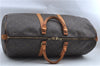 Authentic Louis Vuitton Monogram Keepall 55 Boston Bag M41424 LV J2277