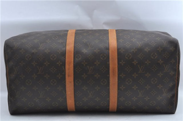 Authentic Louis Vuitton Monogram Keepall 55 Boston Bag M41424 LV J2277