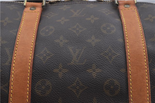 Authentic Louis Vuitton Monogram Keepall 55 Boston Bag M41424 LV J2277