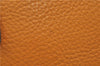Authentic Salvatore Ferragamo Gancini Leather Hand Tote Bag Purse Yellow J2280