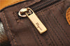 Authentic Salvatore Ferragamo Gancini Leather Hand Tote Bag Purse Yellow J2280
