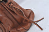 Authentic MIU MIU Leather 2Way Shoulder Cross Body Hand Bag Purse Brown J2282