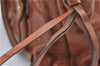 Authentic MIU MIU Leather 2Way Shoulder Cross Body Hand Bag Purse Brown J2282