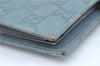 Authentic GUCCI Guccissima Notebook Cover GG Leather 115241 Blue J2283