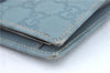 Authentic GUCCI Guccissima Notebook Cover GG Leather 115241 Blue J2283