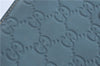 Authentic GUCCI Guccissima Notebook Cover GG Leather 115241 Blue J2283