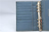 Authentic GUCCI Guccissima Notebook Cover GG Leather 115241 Blue J2283