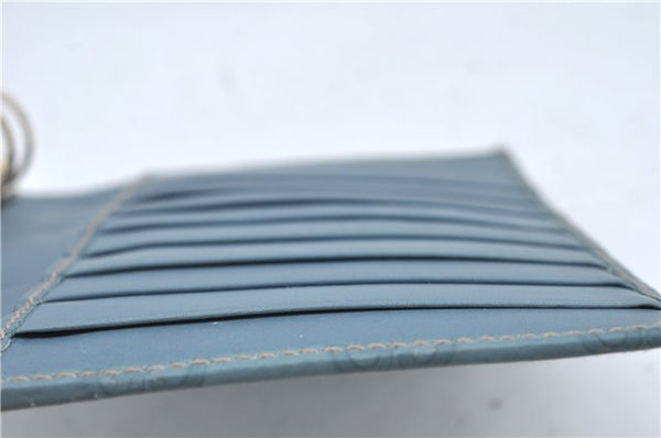 Authentic GUCCI Guccissima Notebook Cover GG Leather 115241 Blue J2283