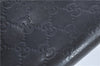 Authentic GUCCI Guccissima Notebook Cover GG Leather 115241 Black J2284