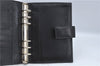 Authentic GUCCI Guccissima Notebook Cover GG Leather 115241 Black J2284