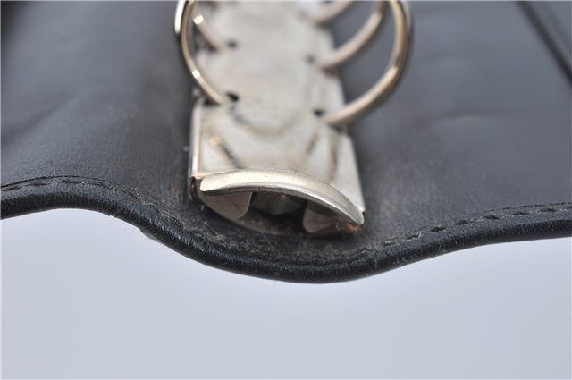 Authentic GUCCI Guccissima Notebook Cover GG Leather 115241 Black J2284