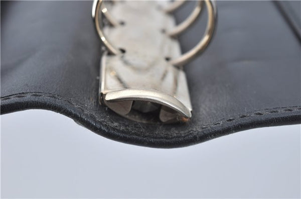 Authentic GUCCI Guccissima Notebook Cover GG Leather 115241 Black J2284