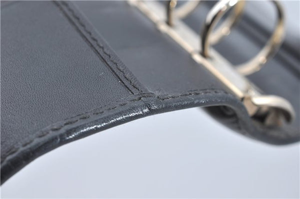 Authentic GUCCI Guccissima Notebook Cover GG Leather 115241 Black J2284