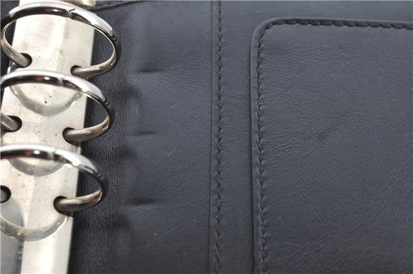 Authentic GUCCI Guccissima Notebook Cover GG Leather 115241 Black J2284