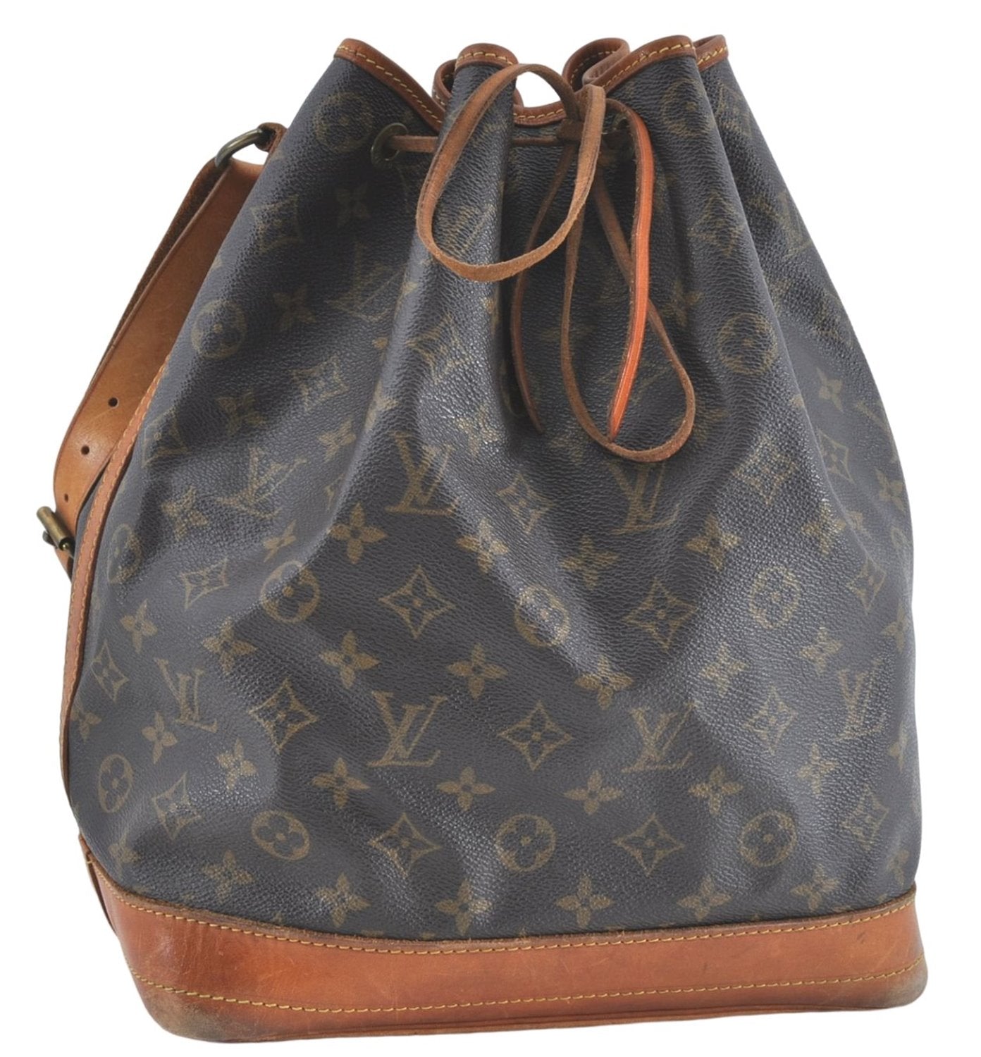 Authentic Louis Vuitton Monogram Noe Shoulder Bag M42224 LV J2285