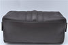 Authentic GUCCI Pouch Purse Leather 256637 Brown J2286