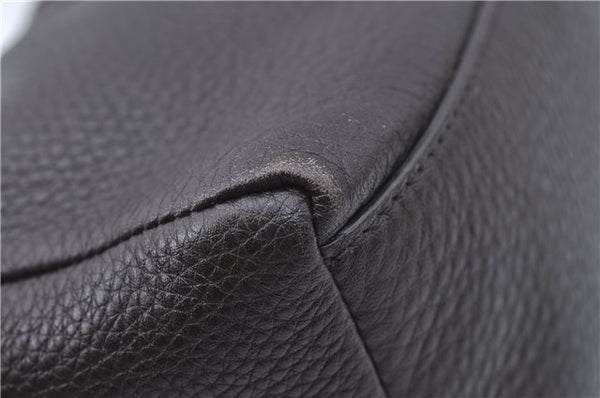 Authentic GUCCI Pouch Purse Leather 256637 Brown J2286