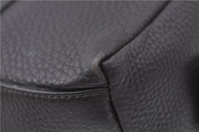 Authentic GUCCI Pouch Purse Leather 256637 Brown J2286