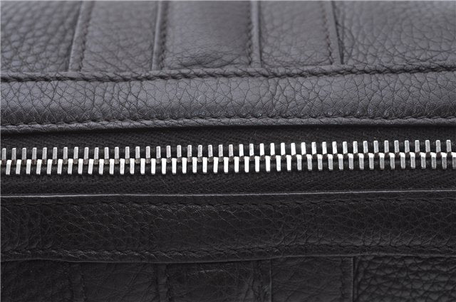 Authentic GUCCI Pouch Purse Leather 256637 Brown J2286