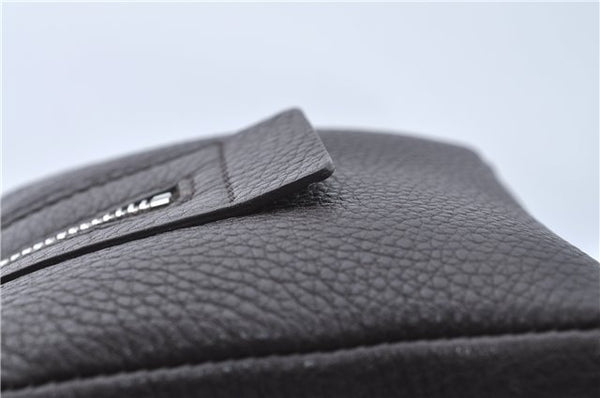 Authentic GUCCI Pouch Purse Leather 256637 Brown J2286