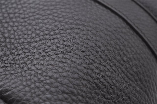 Authentic GUCCI Pouch Purse Leather 256637 Brown J2286