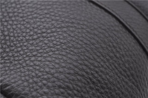 Authentic GUCCI Pouch Purse Leather 256637 Brown J2286