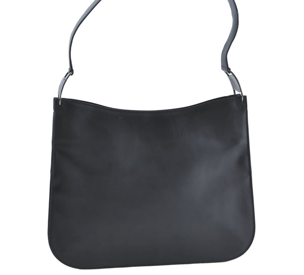 Authentic Salvatore Ferragamo Vara Shoulder Hand Bag Leather Black SF J2287