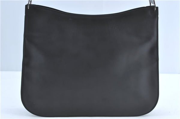Authentic Salvatore Ferragamo Vara Shoulder Hand Bag Leather Black SF J2287