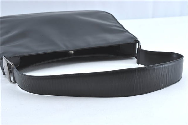 Authentic Salvatore Ferragamo Vara Shoulder Hand Bag Leather Black SF J2287