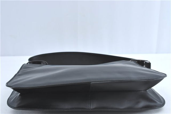 Authentic Salvatore Ferragamo Vara Shoulder Hand Bag Leather Black SF J2287